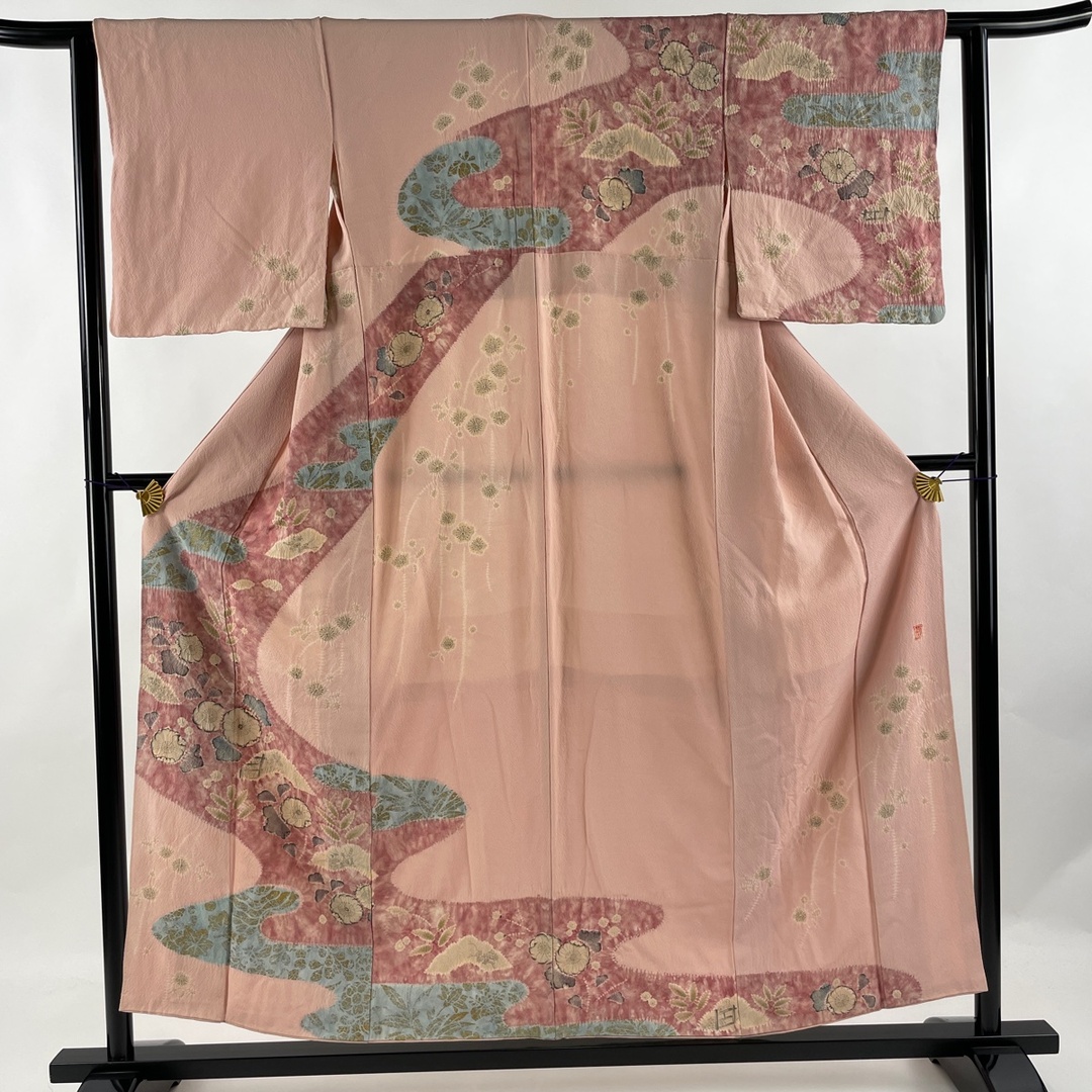 訪問着 身丈155.5cm 裄丈61cm 正絹 美品 名品 - 着物