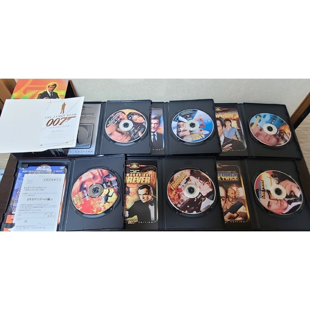 007 特別編 コレクターズ DVD BOX 全巻セット + カジノ・ロワイヤル 9