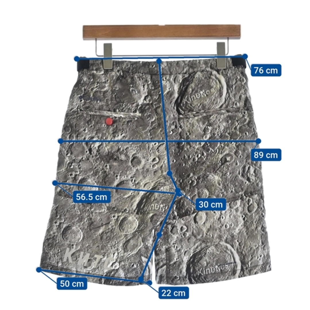 kinetics(キネティックス)のkinetics キネティクス ショートパンツ S グレー系(総柄) 【古着】【中古】 メンズのパンツ(ショートパンツ)の商品写真