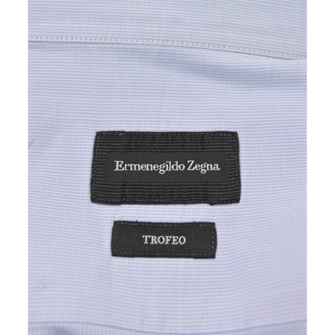 Ermenegildo Zegna(エルメネジルドゼニア)のErmenegildo Zegna ゼニア ドレスシャツ 41(XL位) 水色 【古着】【中古】 メンズのトップス(シャツ)の商品写真
