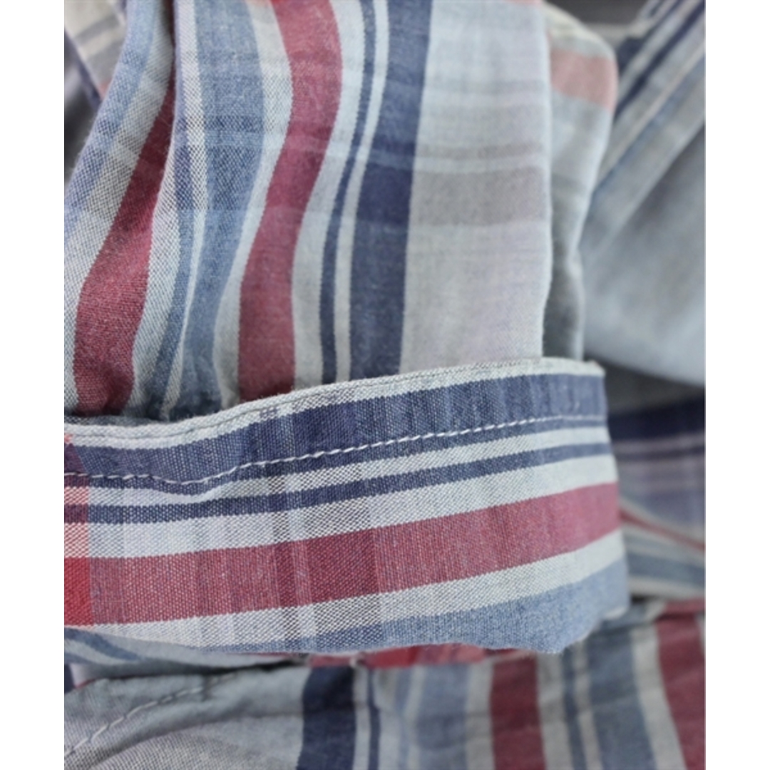 SERO セロ カジュアルシャツ 15 1/2(M位) 青系x紺x赤(チェック) 6