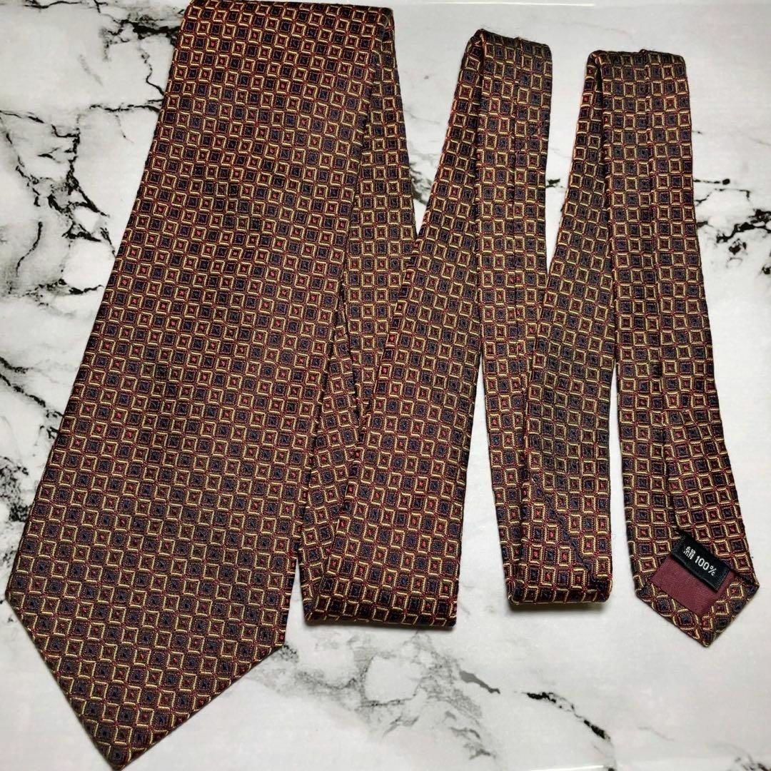 Paul Smith ポールスミス ネクタイ ドット 小紋柄 ネイビー✖️レッド
