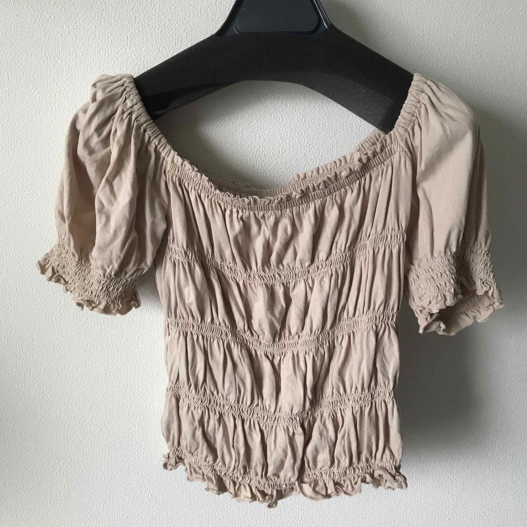 Herlipto Smocked Jersey Top S