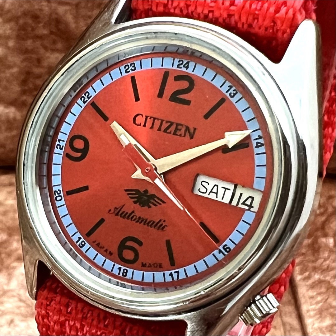 ヴィンテージ CITIZEN メンズ腕時計 機械式自動巻き シチズン