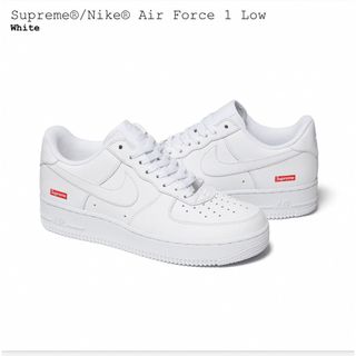 シュプリーム(Supreme)の白 27cm NIKE Supreme AIR FORCE 1 White 23(スニーカー)