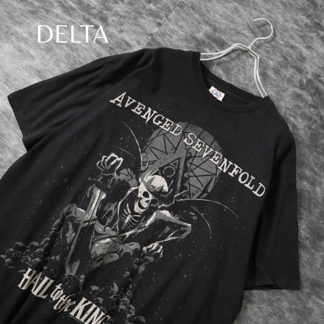 【DELTA】AVENGED SEVENFOLD バンド Tシャツ 黒  XL