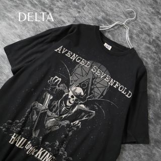 デルタ(DELTA)の【DELTA】AVENGED SEVENFOLD バンド Tシャツ 黒  XL(Tシャツ/カットソー(半袖/袖なし))