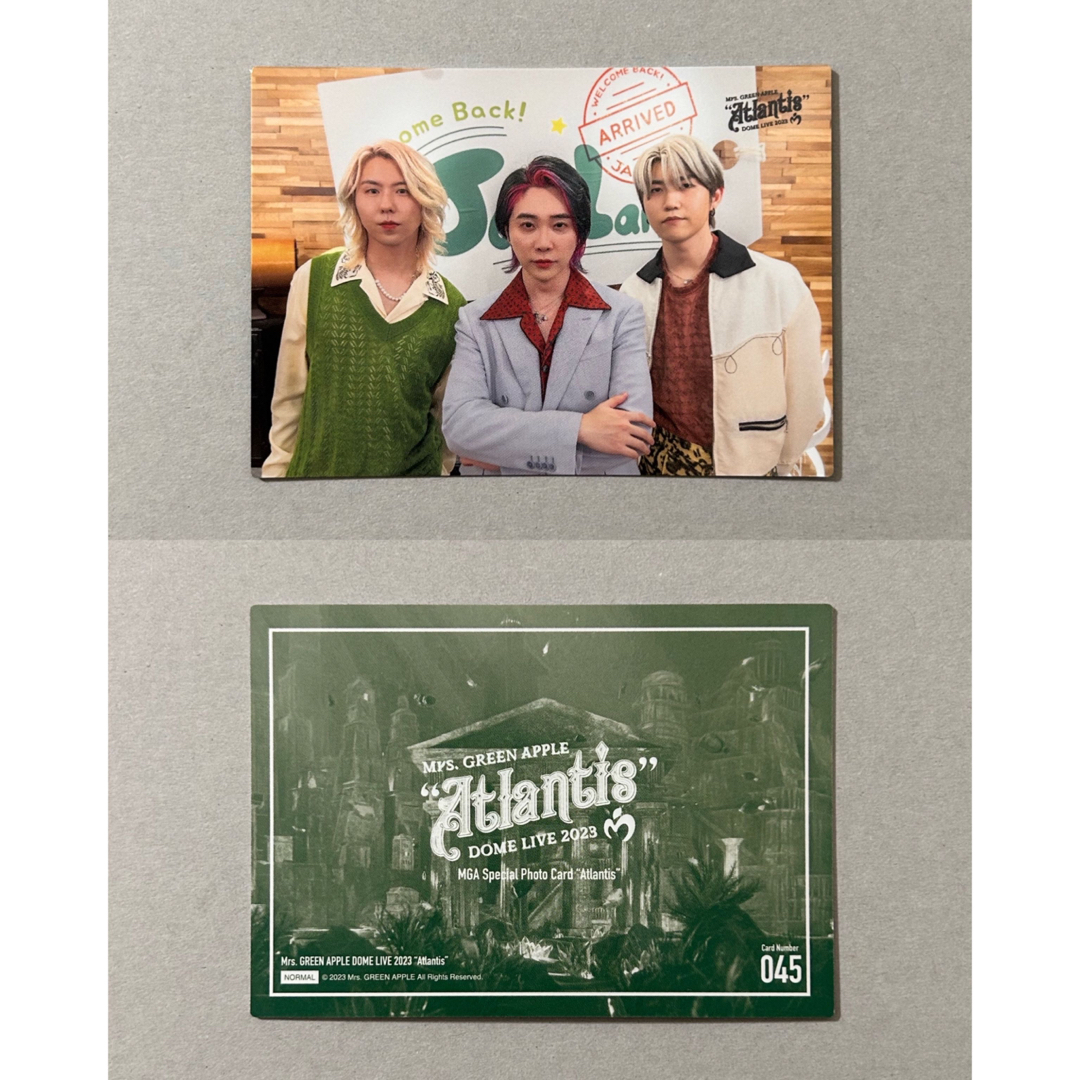 Mrs. GREEN APPLE フォトカード レア 藤澤涼架 Atlantis Mrs. GREEN APPLE フォトカード レア 藤澤涼架 Atlantis