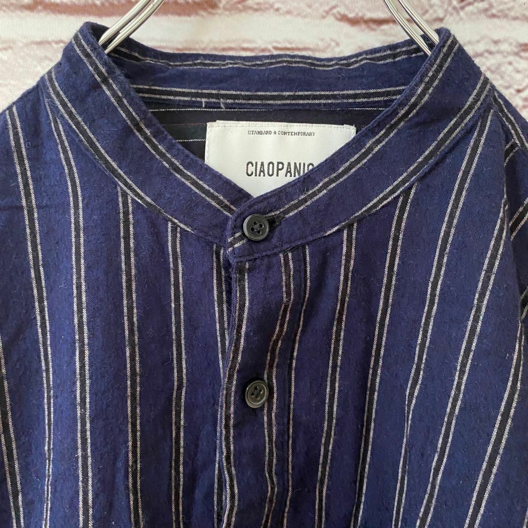 Ciaopanic(チャオパニック)のCIAOPANIC シャツ　ストライプシャツ メンズ　レディース[ L ] メンズのトップス(シャツ)の商品写真