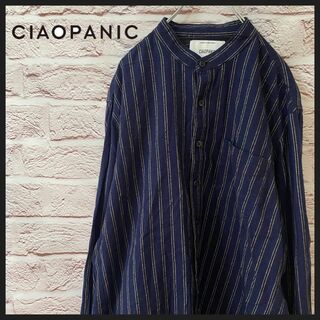 チャオパニック(Ciaopanic)のCIAOPANIC シャツ　ストライプシャツ メンズ　レディース[ L ](シャツ)