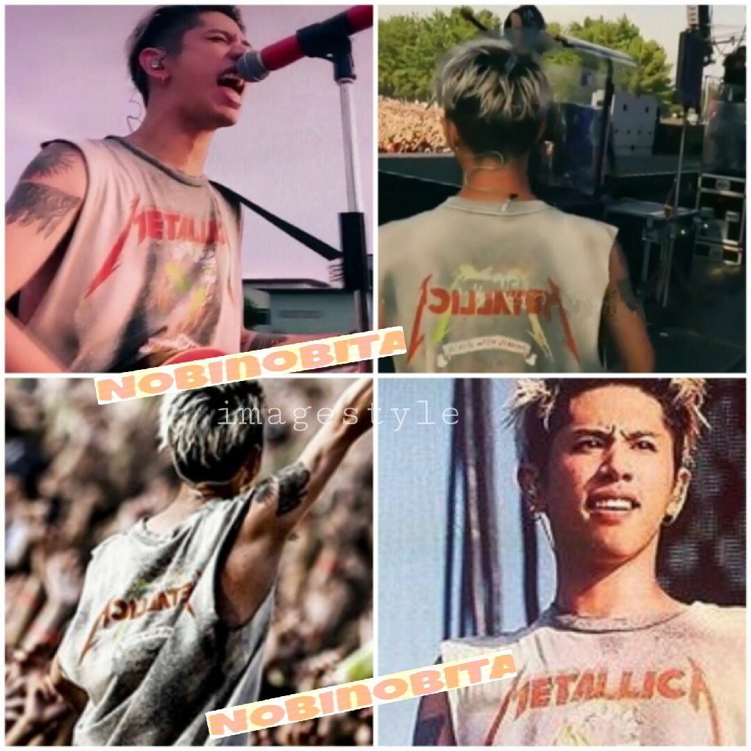 ONE OK ROCK(ワンオクロック)のXL/渚園ダブルMETALLCA2012 ブリーチ ロックT メンズのトップス(Tシャツ/カットソー(半袖/袖なし))の商品写真