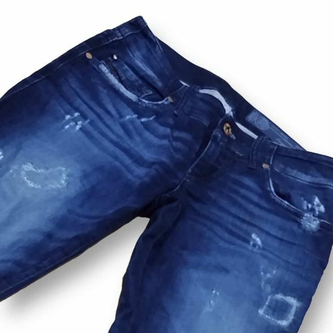 DIESEL ディーゼル GRUPEE-NE ブルーアイコン W23 ストレッチ-