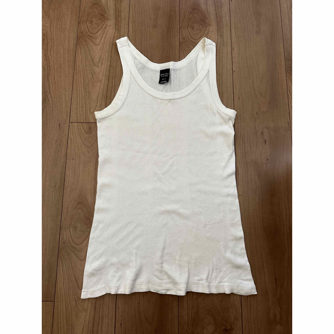 NUMBER (N)INE(ナンバーナイン)の【3】NUMBER(N)INE TANKTOP WHITE メンズのトップス(Tシャツ/カットソー(半袖/袖なし))の商品写真