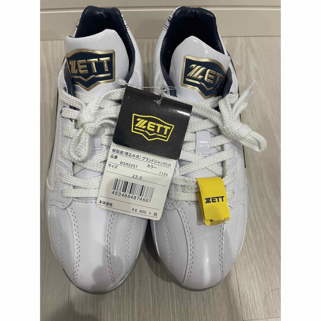 新品 ZETT グランドジャック 埋め込み式スパイク 23.0センチ ゼット | フリマアプリ ラクマ