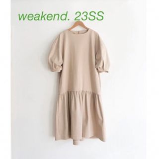 weakend【23SS003】カットソーティアードワンピース