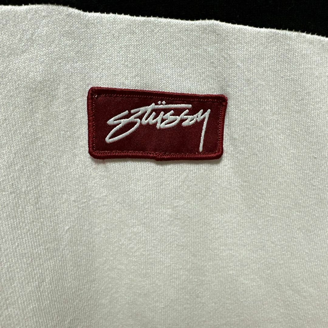 STUSSY(ステューシー)の350【希少XLサイズ】ステューシー☆刺繍ボックスロゴ　マルチカラーパーカー美品 メンズのトップス(パーカー)の商品写真