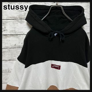 希少 STUSSY ステューシー ボア フリース ベスト 刺繍入り 大きめ 美品