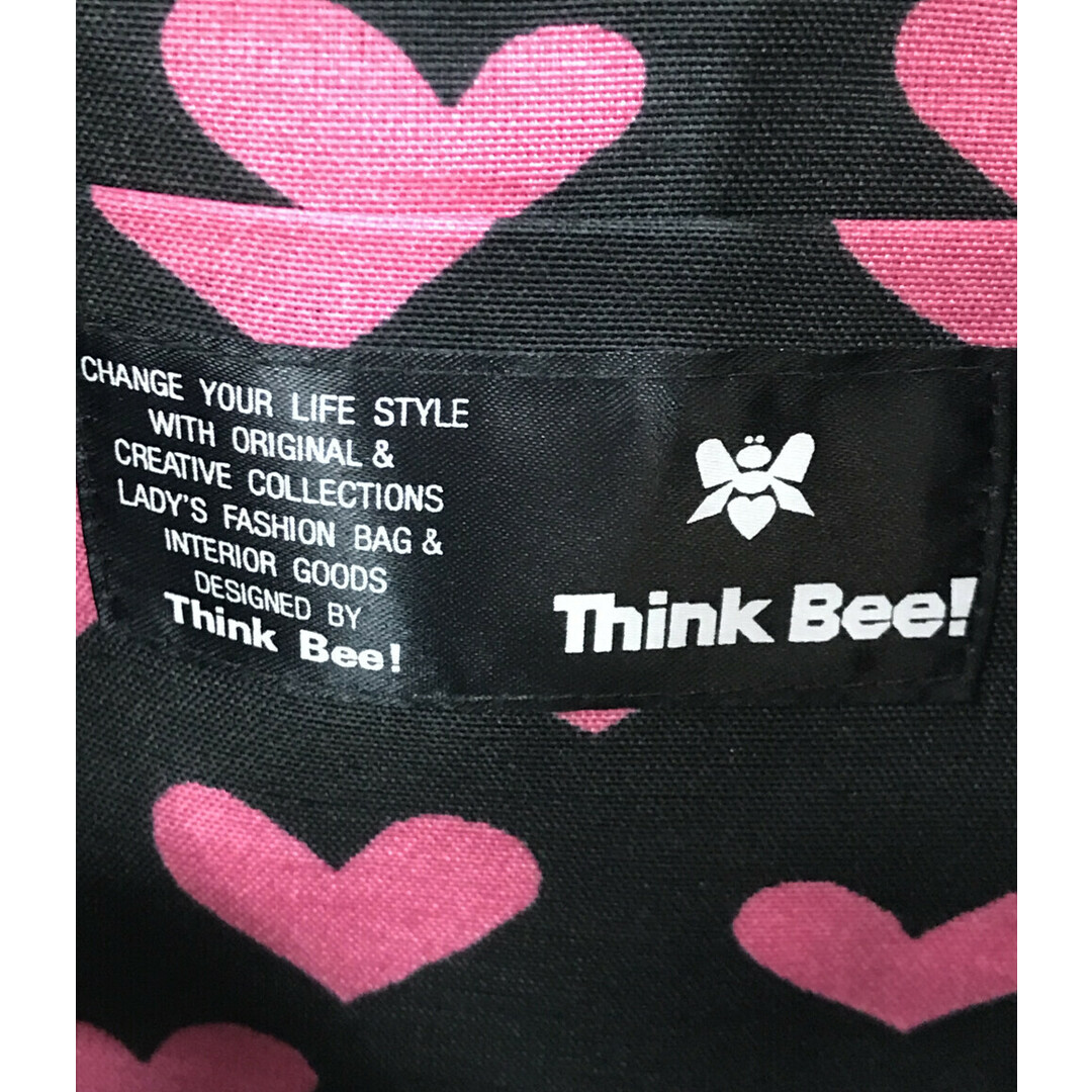 Think Bee!(シンクビー)の美品 シンクビー Think Bee! トートバッグ ヒョウ柄 レディース レディースのバッグ(トートバッグ)の商品写真