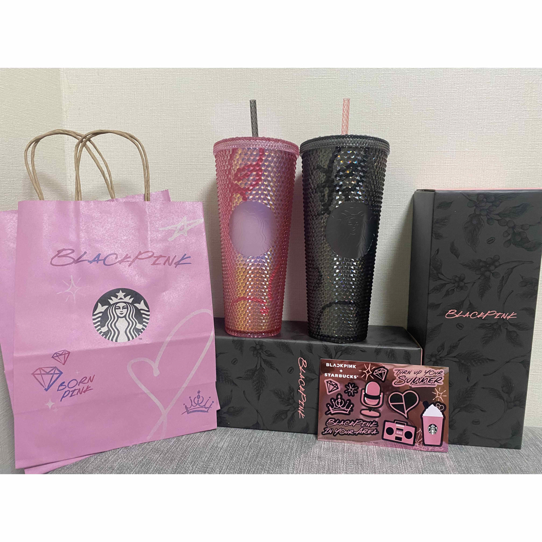 スタバ 海外限定 BLACKPINK Starbucks コラボ タンブラー www