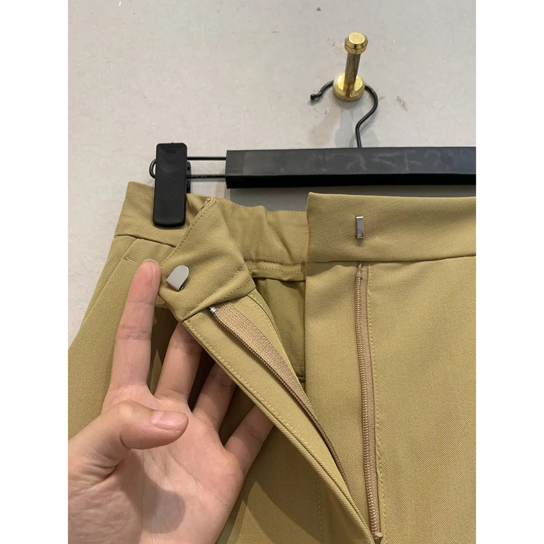 clane クラネ　2WAY TUCK STRAIGHT PANTS BEIGE