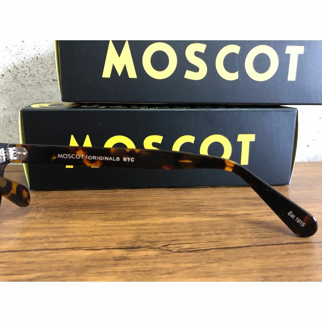 MOSCOT LEMTOSH 44 TORTOISE 度なしクリア・カラー付き 2