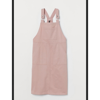 エイチアンドエム(H&M)のオーバーサイズサロペットスカート(サロペット/オーバーオール)
