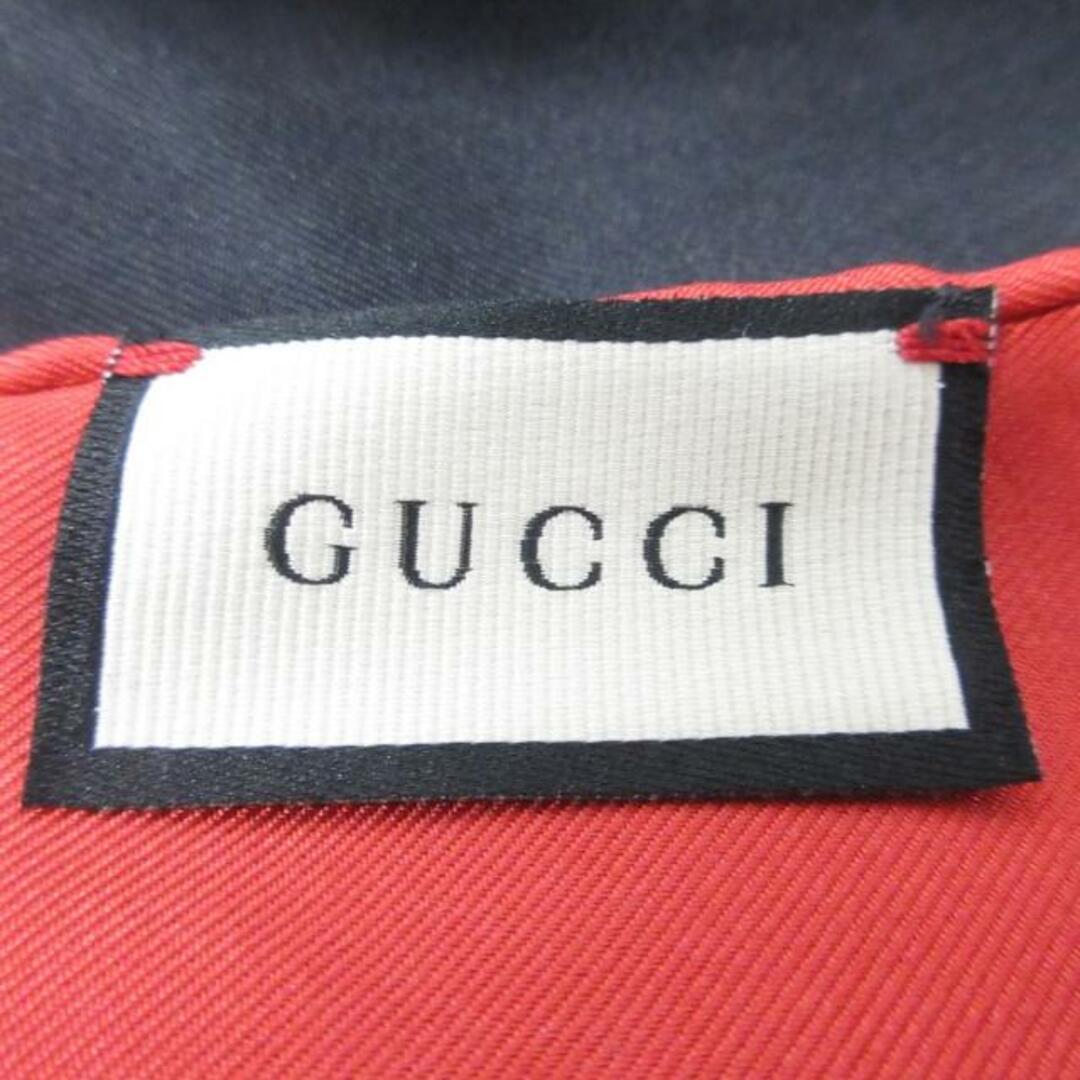 Gucci - GUCCI(グッチ) スカーフ 黒×マルチの通販 by ブランディア