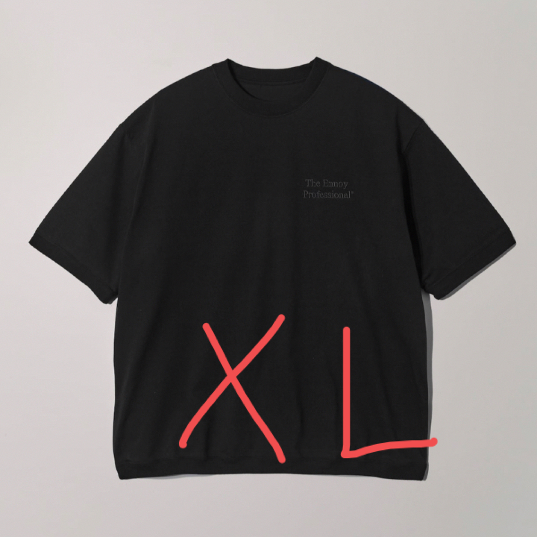 1LDK SELECT - ENNOy Short sleeve hem rib tee (BLACK) の通販 by ...