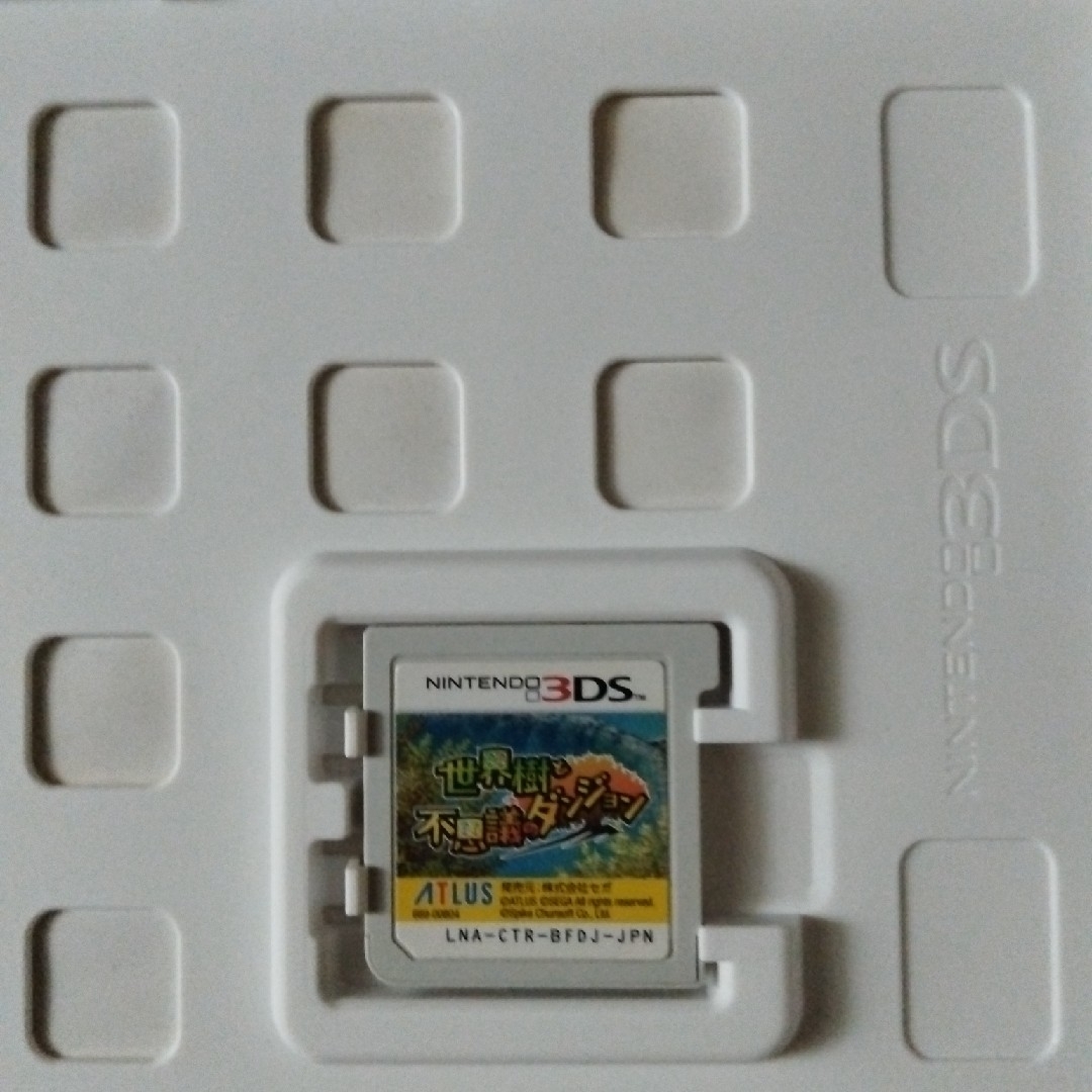 世界樹と不思議のダンジョン 3DS エンタメ/ホビーのゲームソフト/ゲーム機本体(携帯用ゲームソフト)の商品写真