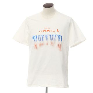 【中古】ダブレット doublet 2020年秋冬 刺しゅう 半袖Ｔシャツ ホワイト【サイズL】【メンズ】(Tシャツ/カットソー(半袖/袖なし))