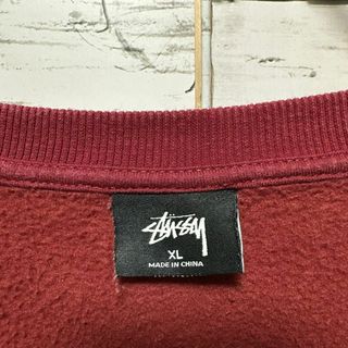 357【希少XLサイズ】ステューシー☆バックビッグロゴ最高デザインスウェット美品