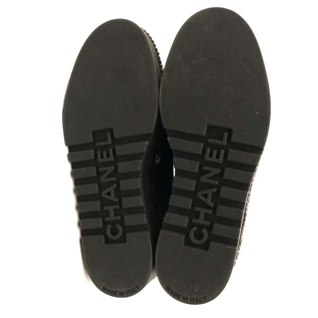 CHANEL(シャネル)のシャネル ココマーク チェーン ローファー G37671 レディース ブラック CHANEL 【中古】 【アパレル・小物】 レディースの靴/シューズ(ローファー/革靴)の商品写真
