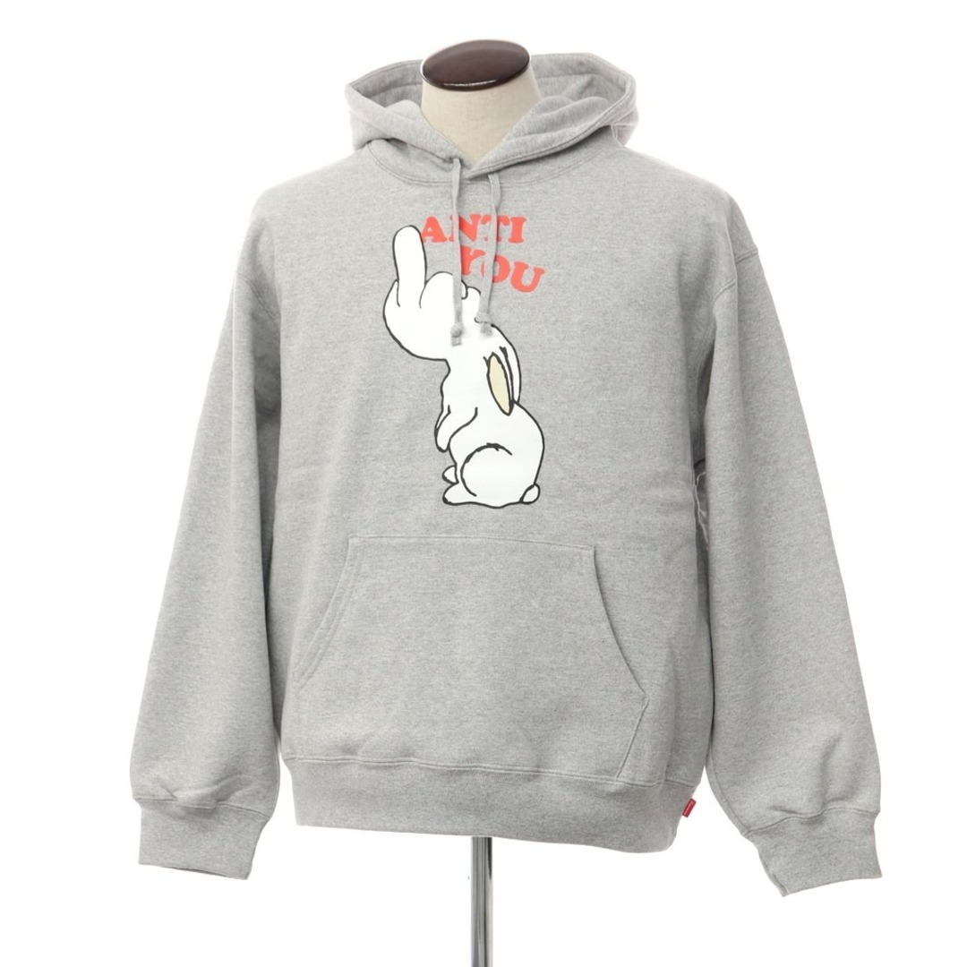 【中古】【未使用】シュプリーム Supreme 2023年春夏 UNDERCOVER Anti-You Hooded Sweatshirt プリント  スウェットパーカー ライトグレー【サイズL】【メンズ】 | フリマアプリ ラクマ