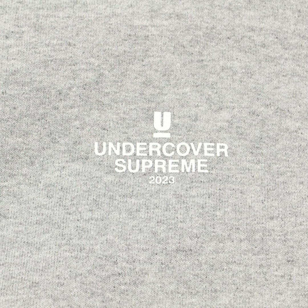 【未使用】シュプリーム Supreme 2023年春夏 UNDERCOVER Anti-You Hooded Sweatshirt プリント スウェットパーカー ライトグレー【サイズL】【メンズ】