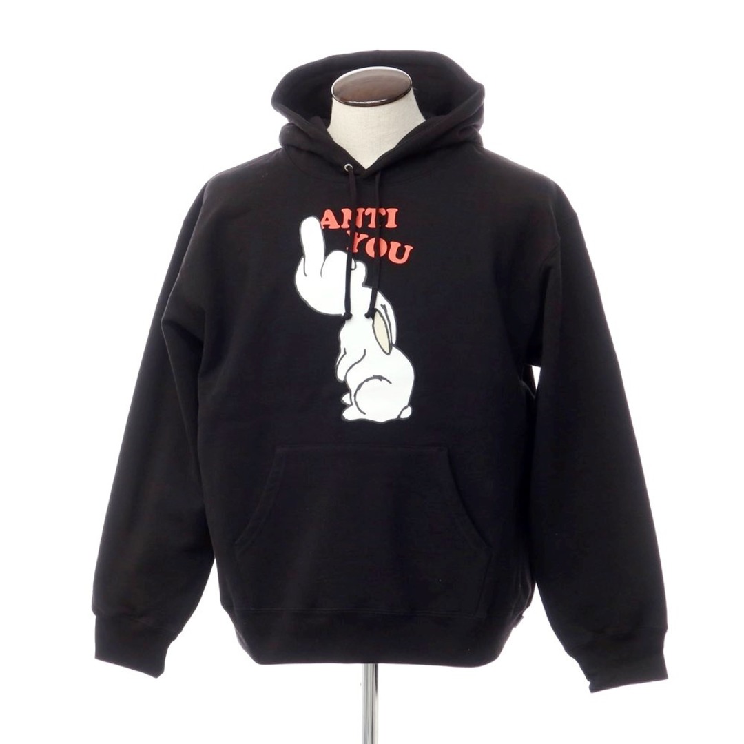 カラーブラック【未使用】シュプリーム Supreme 2023年春夏 UNDERCOVER Anti-You Hooded Sweatshirt プリント スウェットパーカー ブラック【サイズL】【メンズ】