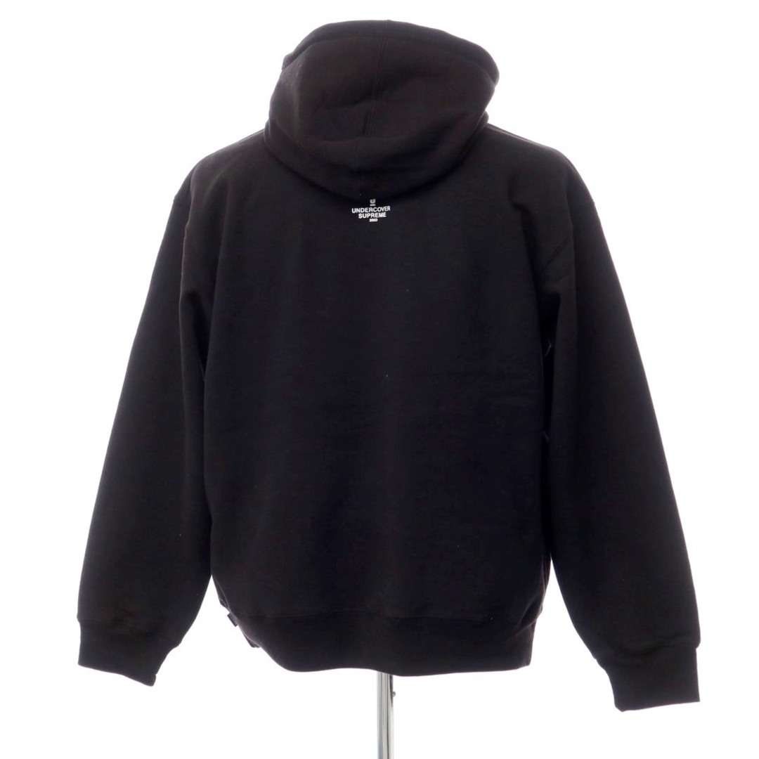 【中古】【未使用】シュプリーム Supreme 2023年春夏 UNDERCOVER Anti-You Hooded Sweatshirt プリント  スウェットパーカー ブラック【サイズL】【メンズ】