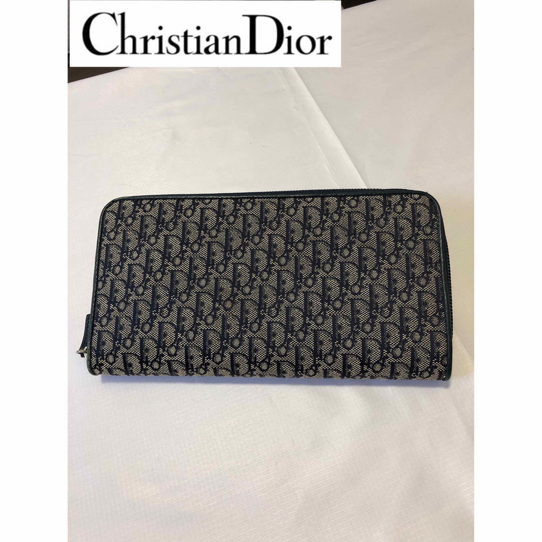 nySHOPメンズChristian Dior ディオール　長財布　トロッター柄　正規品