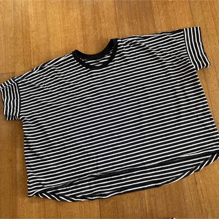 ユニクロ(UNIQLO)の【UNIQLO】ボーダーTシャツ　Sサイズ(Tシャツ(半袖/袖なし))