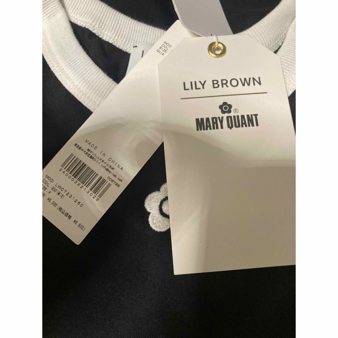 Lily Brown(リリーブラウン)の【LILY BROWN×MARY QUANT】バリエーションクロップドTシャツ レディースのトップス(Tシャツ(半袖/袖なし))の商品写真