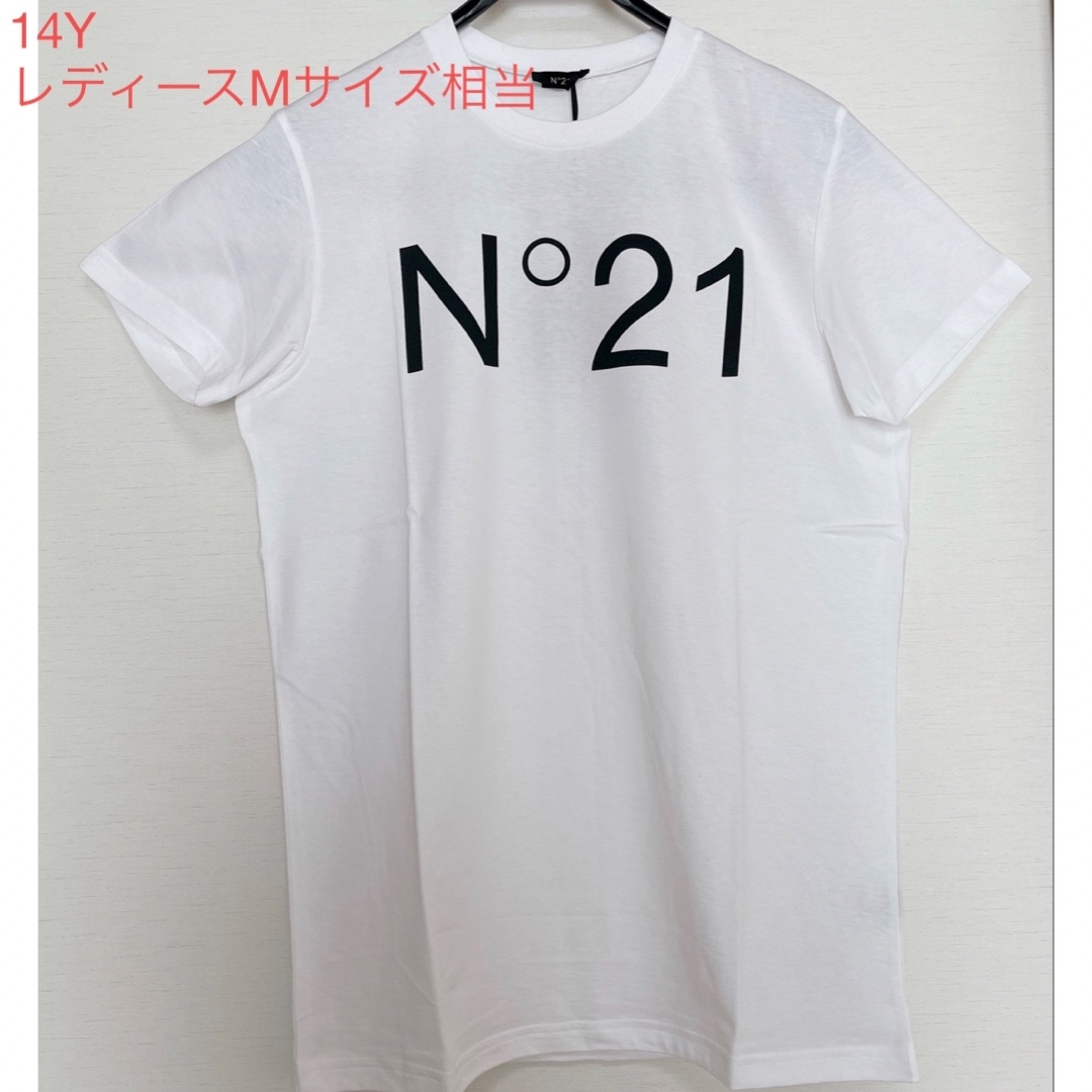 新品 ヌメロヴェントゥーノ N°21 白 Tシャツ 14Y n21ロゴ M - Tシャツ ...