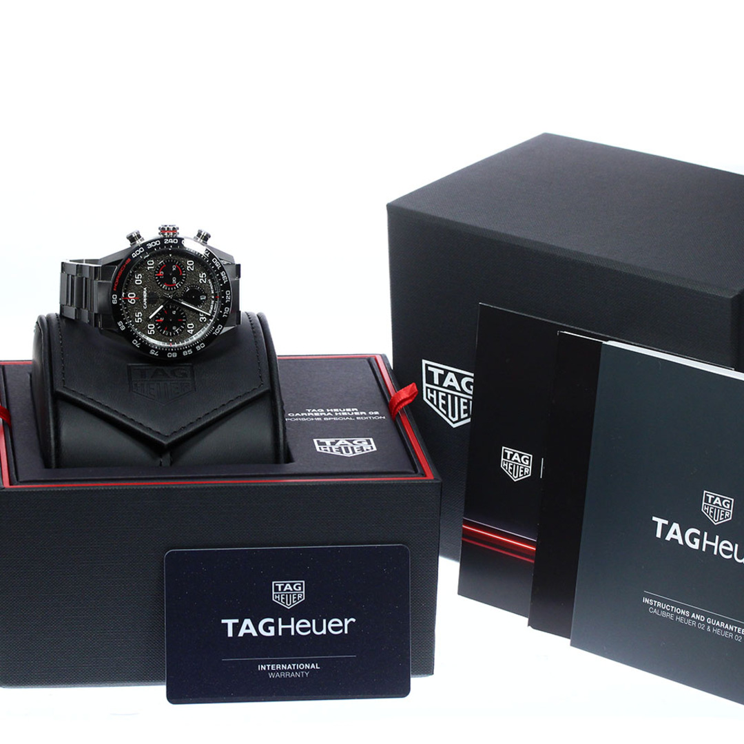 TAG Heuer(タグホイヤー)のタグホイヤー TAG HEUER CBN2A1F/BA0643 カレラ キャリバー ホイヤー02 ポルシェスペシャルエディション 自動巻き 箱保証書付_767242 メンズの時計(腕時計(アナログ))の商品写真