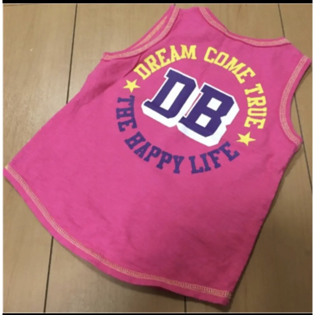 DREAMBABYS(ドリームベイビーズ)のDREAM BABYS タンクトップ 100 キッズ/ベビー/マタニティのキッズ服女の子用(90cm~)(Tシャツ/カットソー)の商品写真