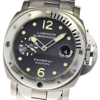 パネライ(PANERAI)のパネライ PANERAI PAM00106 ルミノール サブマーシブル デイト スモールセコンド 自動巻き メンズ _762096(腕時計(アナログ))