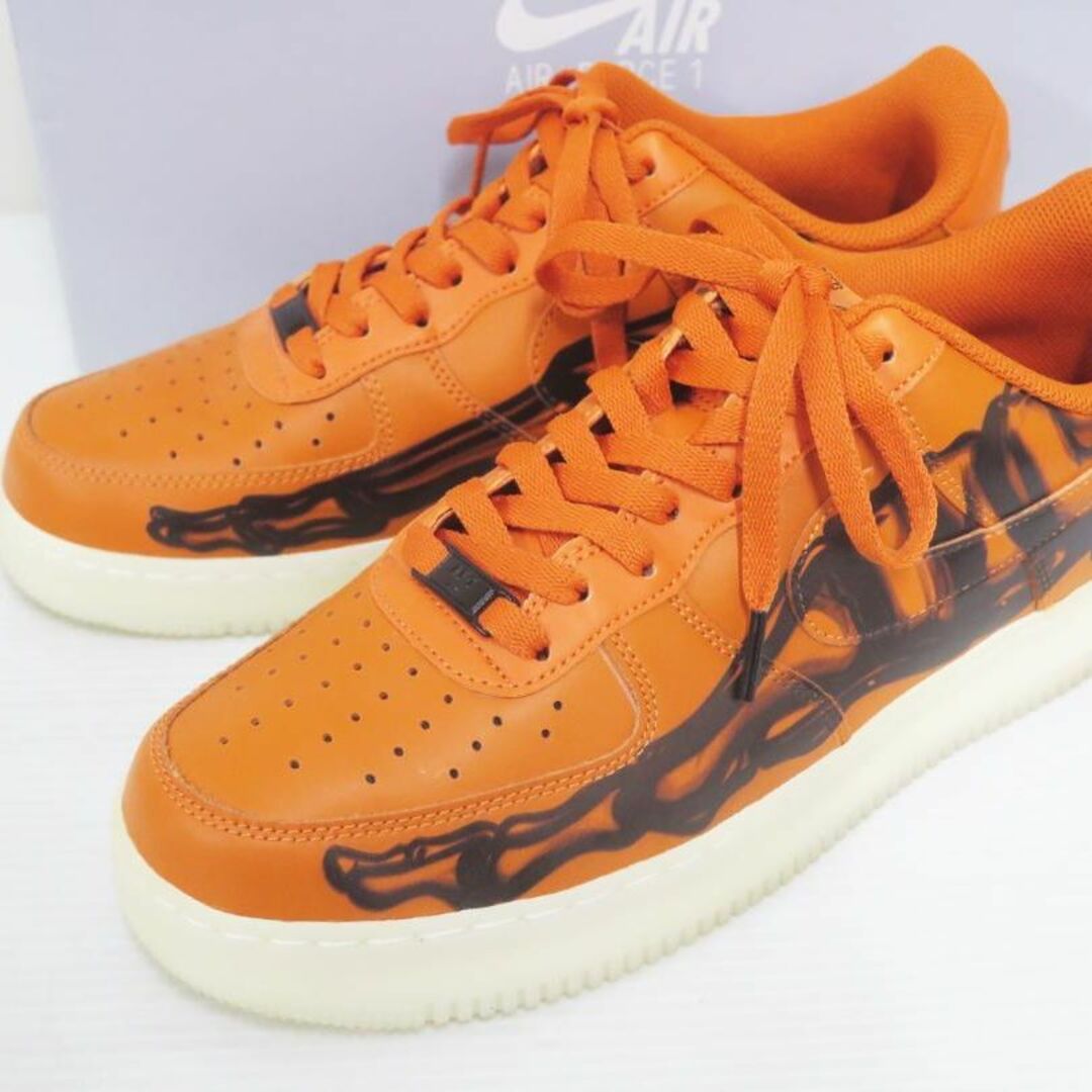 NIKE AF 1 SKELETON BRILLIANT ORANGE 美品