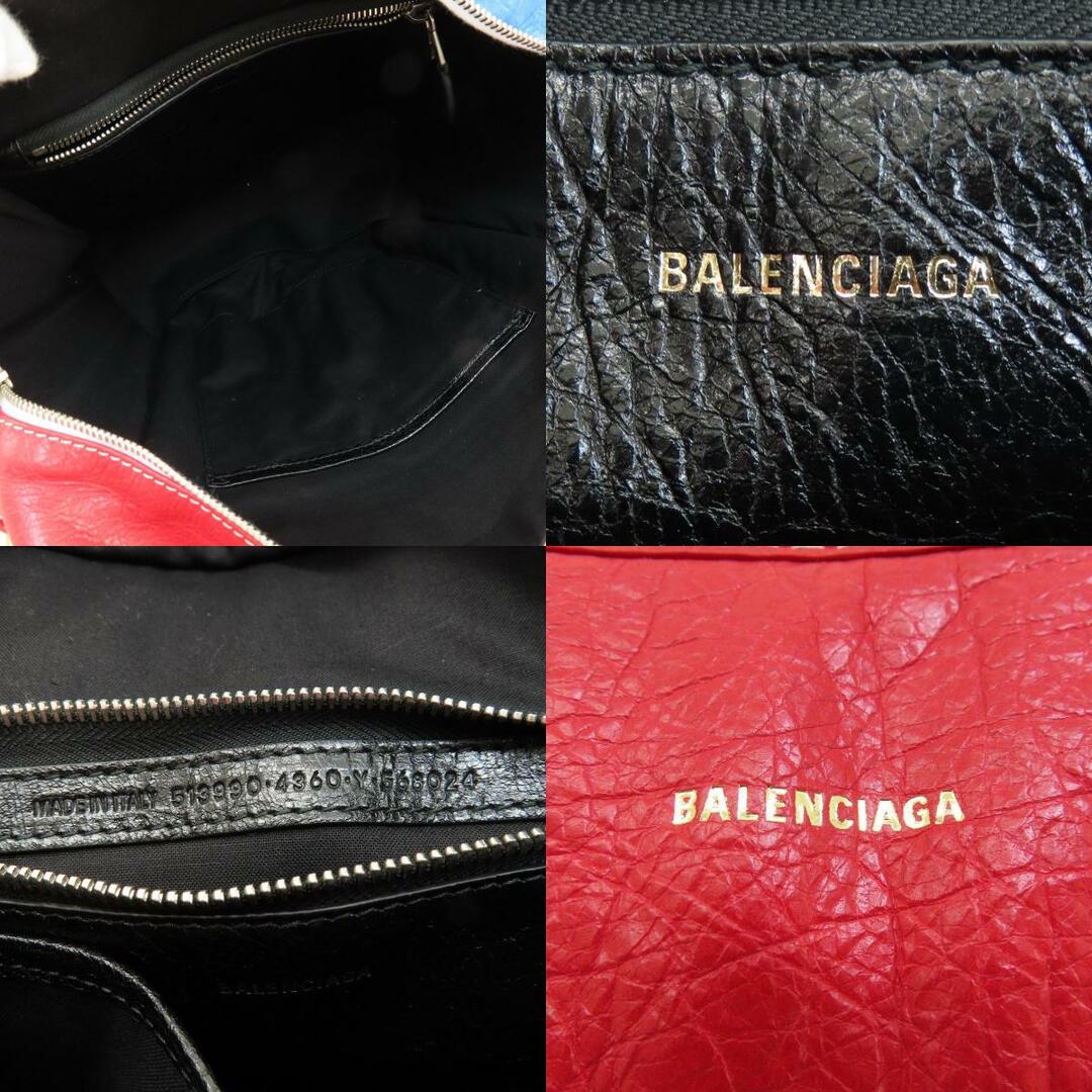 Balenciaga(バレンシアガ)のBALENCIAGA 513990 バザール　ストライプ　2WAY ハンドバッグ カーフ レディース レディースのバッグ(ハンドバッグ)の商品写真