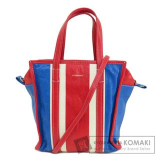 バレンシアガ(Balenciaga)のBALENCIAGA 513990 バザール　ストライプ　2WAY ハンドバッグ カーフ レディース(ハンドバッグ)