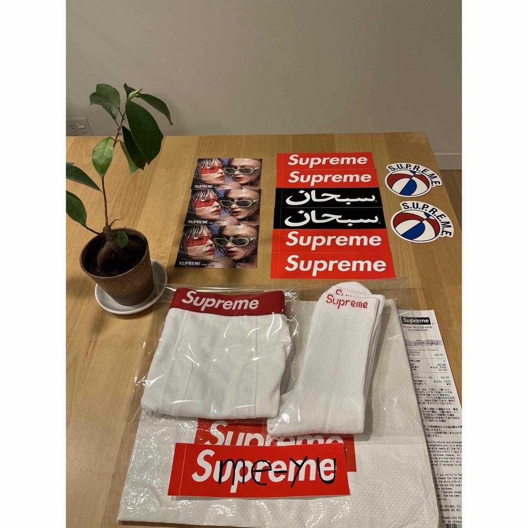 Supreme(シュプリーム)のSupreme/Hanes Crew Socks ヘインズ　ソックス　白1足 メンズのレッグウェア(ソックス)の商品写真