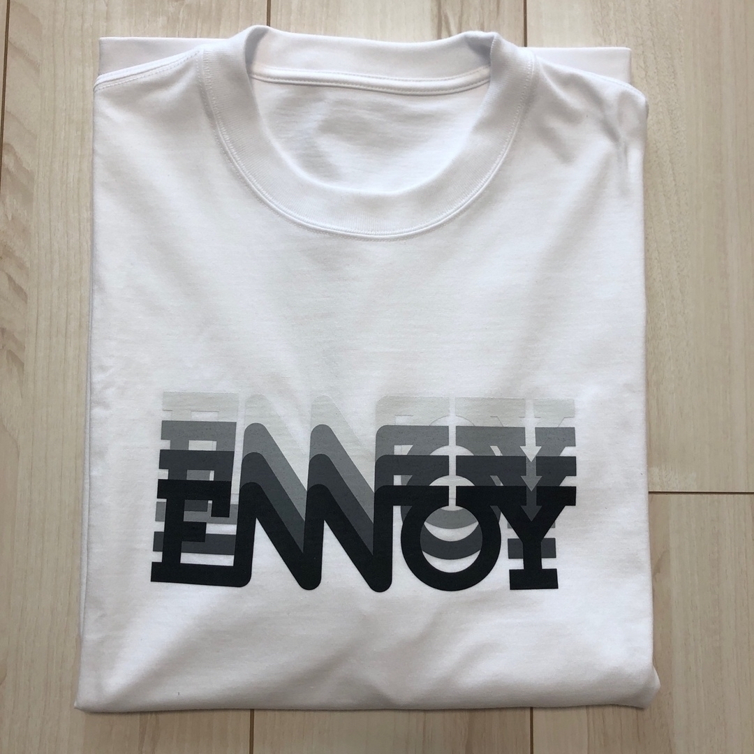 ENNOY エンノイELECTRIC LOGO GRADATION tシャツ