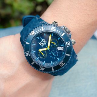 ice watch - アイスウォッチ/ICE chrono |ブルーライム|ラージ
