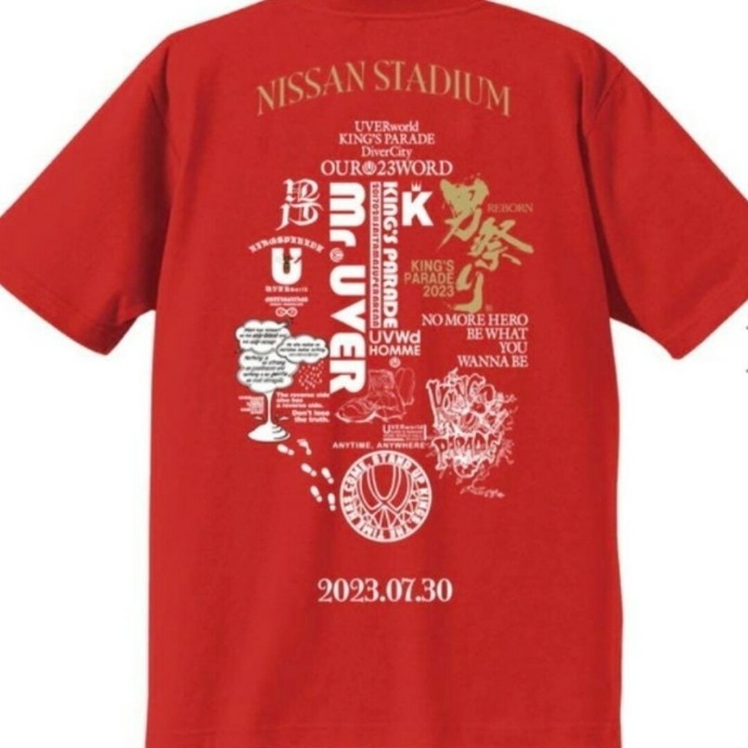 UVERworld　日産スタジアム男祭り2023限定Tシャツ　ウーバーワールド